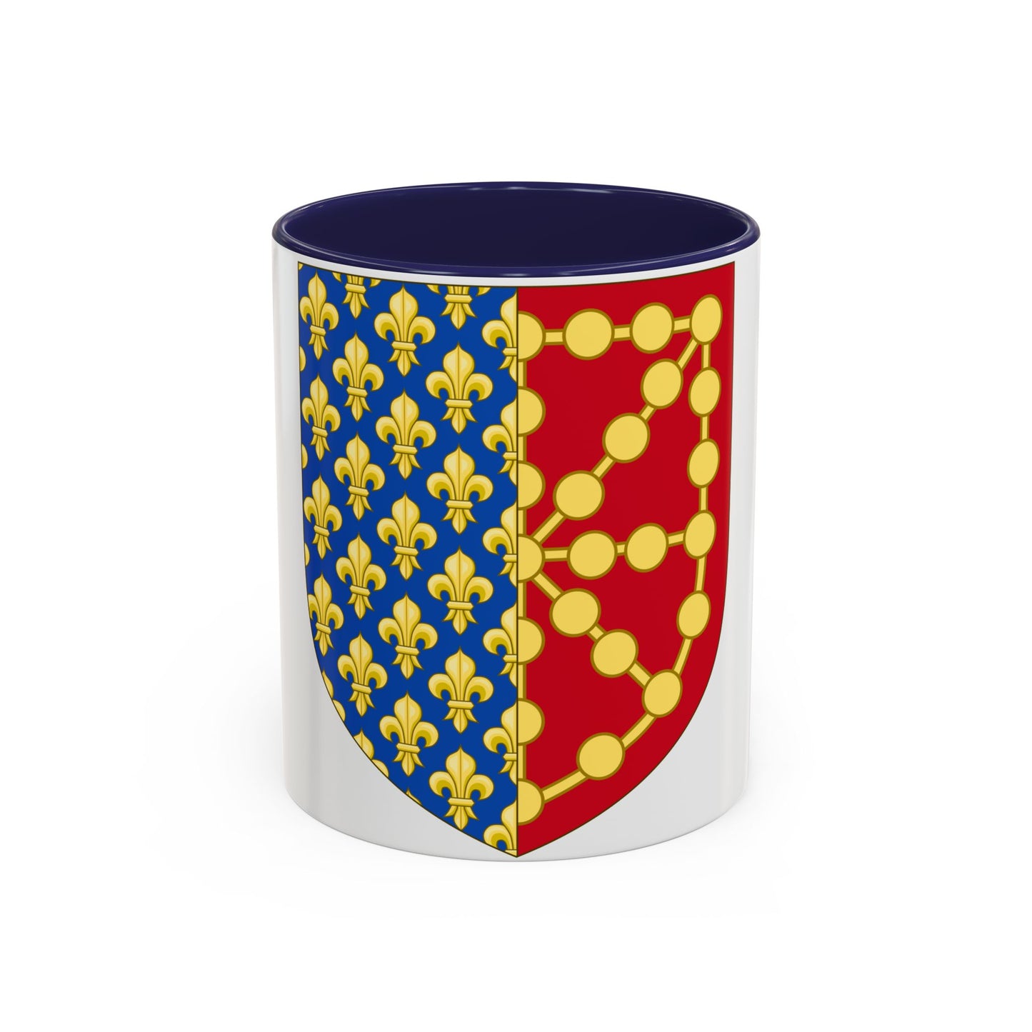 Royal Coat of Arms of Navarre (1285-1328) - Accent Coffee Mug