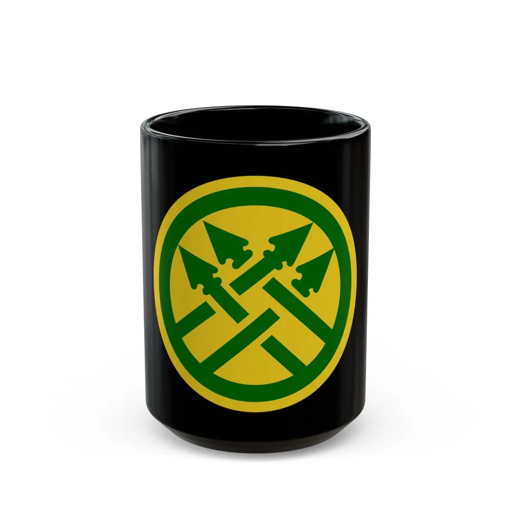 220th Military Police Brigade 2 (U.S. Army) Black Coffee Mug-15oz-Go Mug Yourself