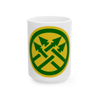 220th Military Police Brigade 2 (U.S. Army) White Coffee Mug-15oz-Go Mug Yourself