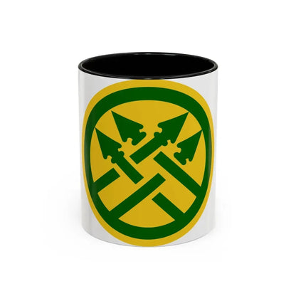 220th Military Police Brigade 2 (U.S. Army) Accent Coffee Mug 11oz Black - Go Mug Yourself