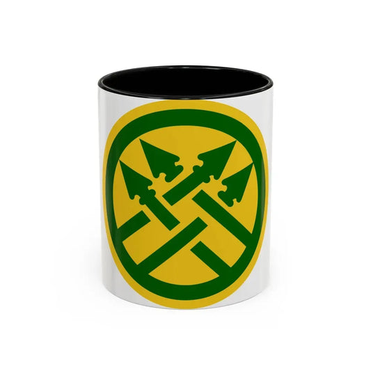 220th Military Police Brigade 2 (U.S. Army) Accent Coffee Mug 11oz Black - Go Mug Yourself