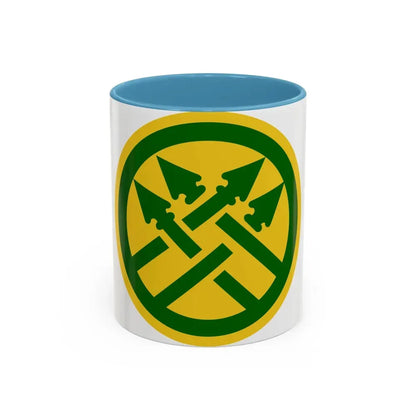 220th Military Police Brigade 2 (U.S. Army) Accent Coffee Mug 11oz Light Blue - Go Mug Yourself
