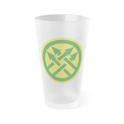 220th Military Police Brigade 2 (U.S. Army) Frosted Pint Glass 16oz Default Title - Go Mug Yourself