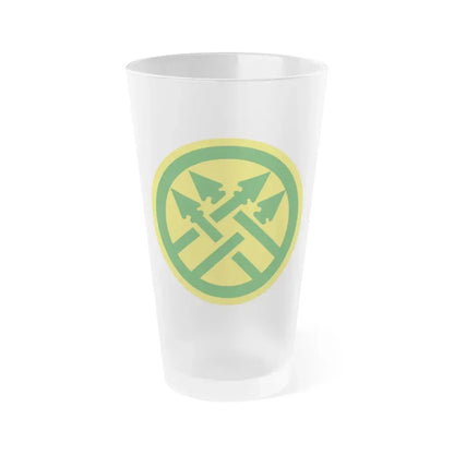 220th Military Police Brigade 2 (U.S. Army) Frosted Pint Glass 16oz Default Title - Go Mug Yourself