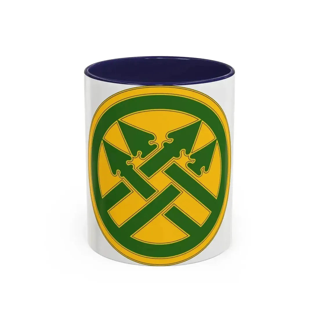 220th Military Police Brigade (U.S. Army) Accent Coffee Mug 11oz Navy - Go Mug Yourself