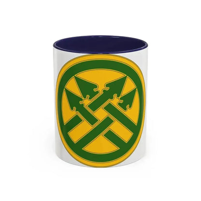 220th Military Police Brigade (U.S. Army) Accent Coffee Mug 11oz Navy - Go Mug Yourself