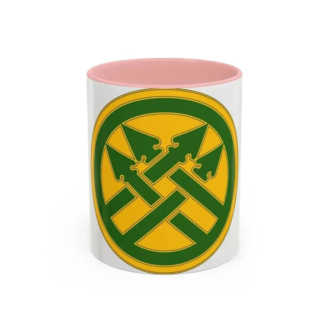 220th Military Police Brigade (U.S. Army) Accent Coffee Mug 11oz Pink - Go Mug Yourself