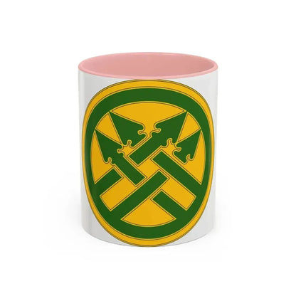 220th Military Police Brigade (U.S. Army) Accent Coffee Mug 11oz Pink - Go Mug Yourself