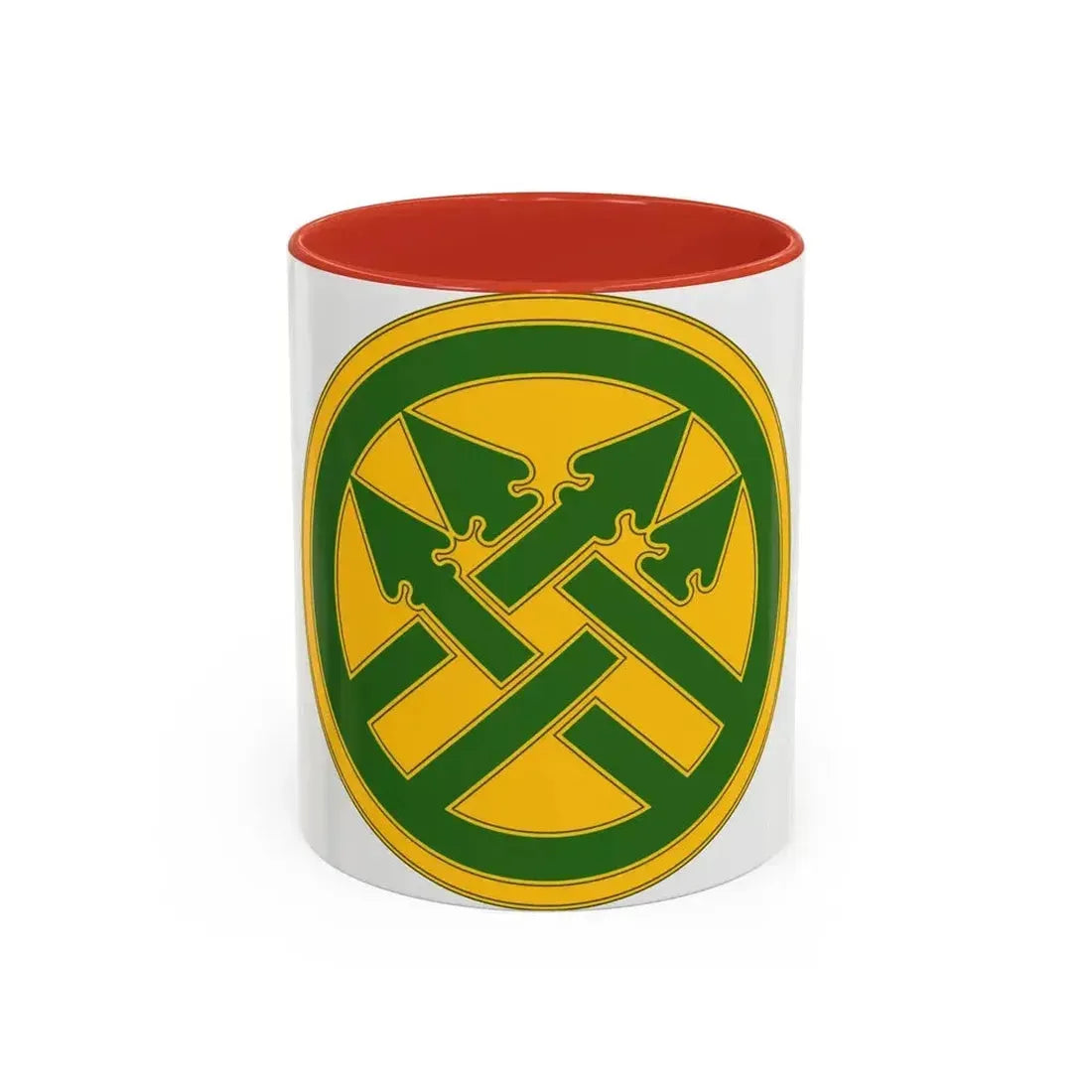 220th Military Police Brigade (U.S. Army) Accent Coffee Mug 11oz Red - Go Mug Yourself