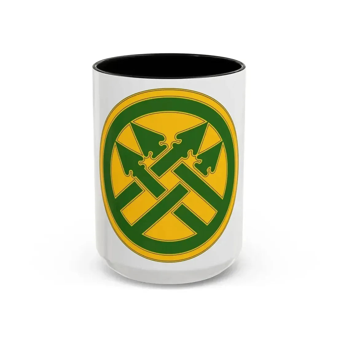 220th Military Police Brigade (U.S. Army) Accent Coffee Mug 15oz Black - Go Mug Yourself