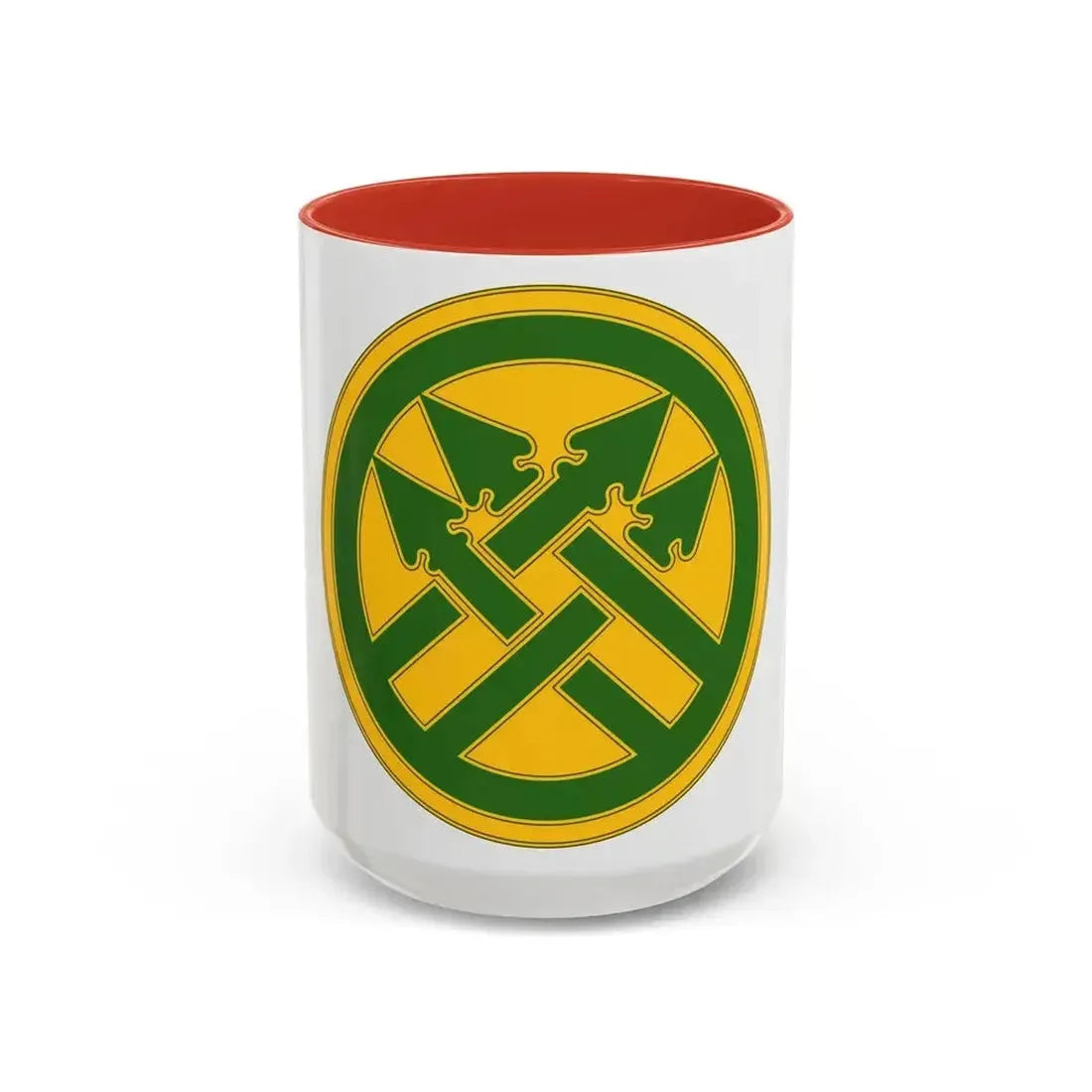 220th Military Police Brigade (U.S. Army) Accent Coffee Mug 15oz Red - Go Mug Yourself