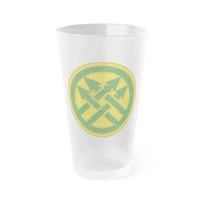 220th Military Police Brigade (U.S. Army) Frosted Pint Glass 16oz Default Title - Go Mug Yourself