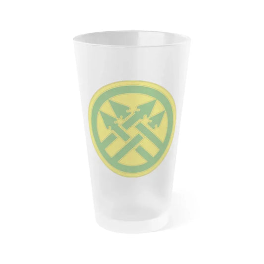 220th Military Police Brigade (U.S. Army) Frosted Pint Glass 16oz Default Title - Go Mug Yourself
