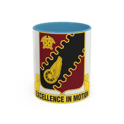 220th Transportation Battalion (U.S. Army) Accent Coffee Mug 11oz Light Blue - Go Mug Yourself