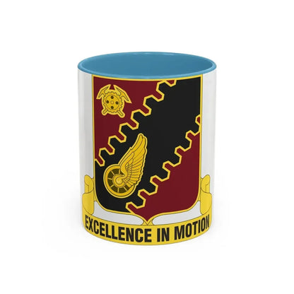 220th Transportation Battalion (U.S. Army) Accent Coffee Mug 11oz Light Blue - Go Mug Yourself