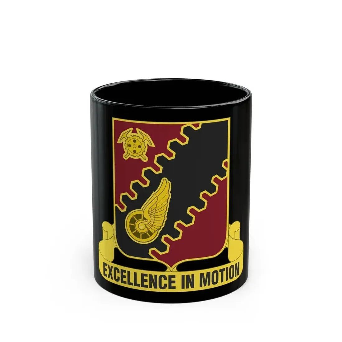 220th Transportation Battalion (U.S. Army) Black Coffee Mug 11oz - Go Mug Yourself