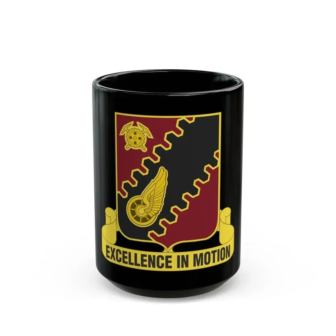 220th Transportation Battalion (U.S. Army) Black Coffee Mug 15oz - Go Mug Yourself