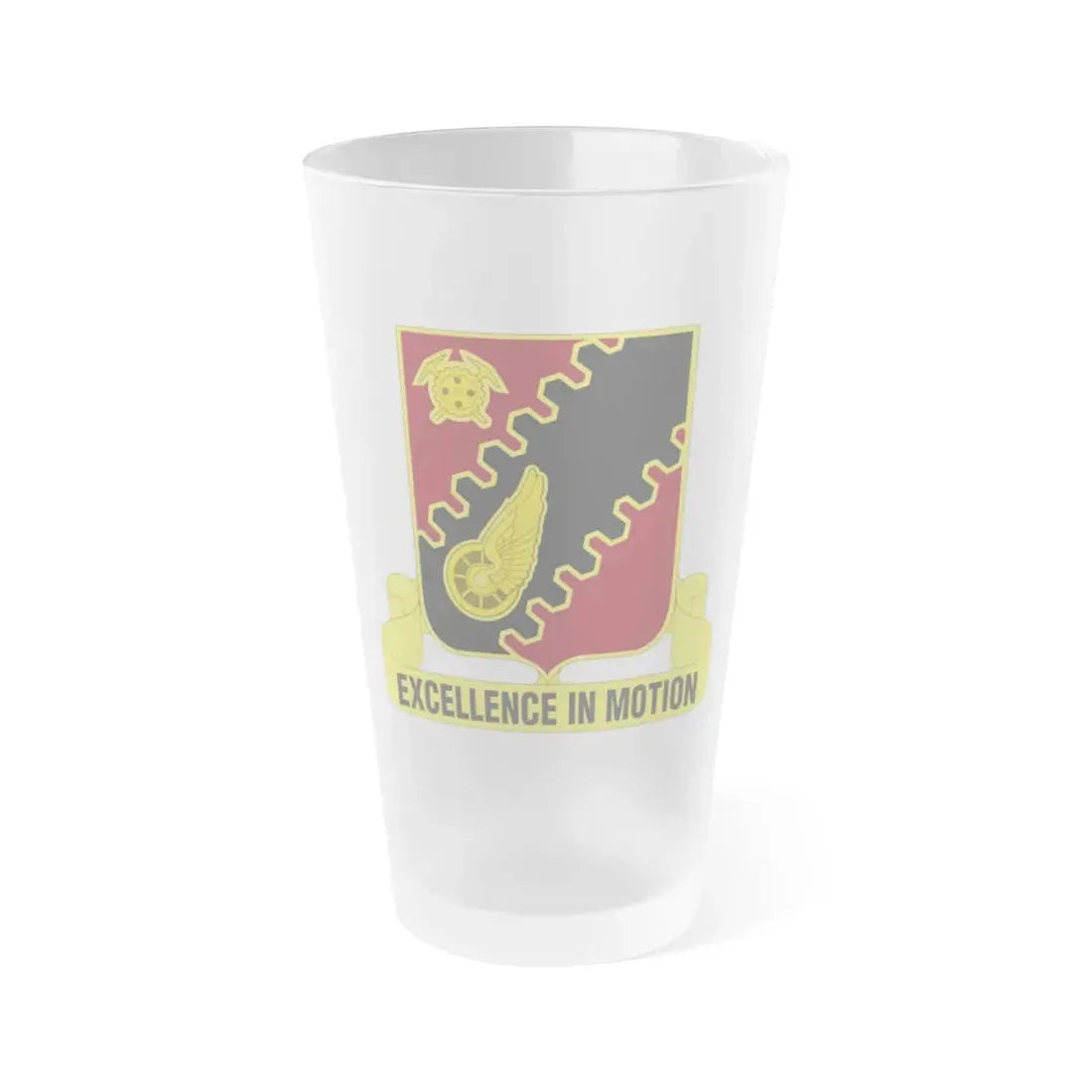 220th Transportation Battalion (U.S. Army) Frosted Pint Glass 16oz Default Title - Go Mug Yourself
