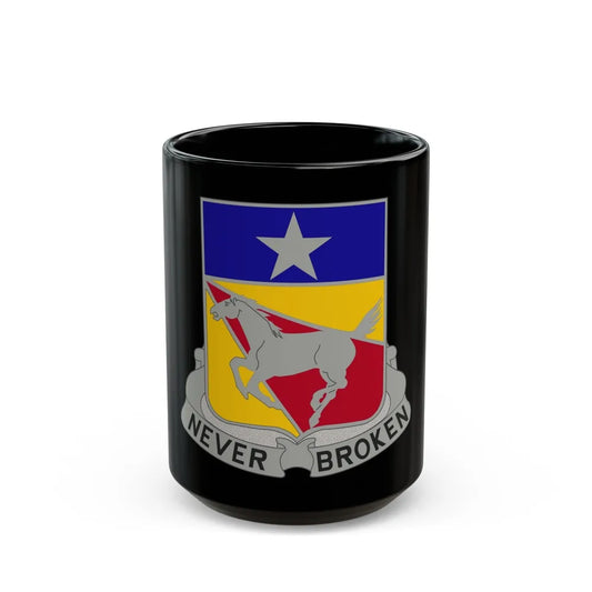 221 Cavalry Regiment (U.S. Army) Black Coffee Mug-15oz-Go Mug Yourself