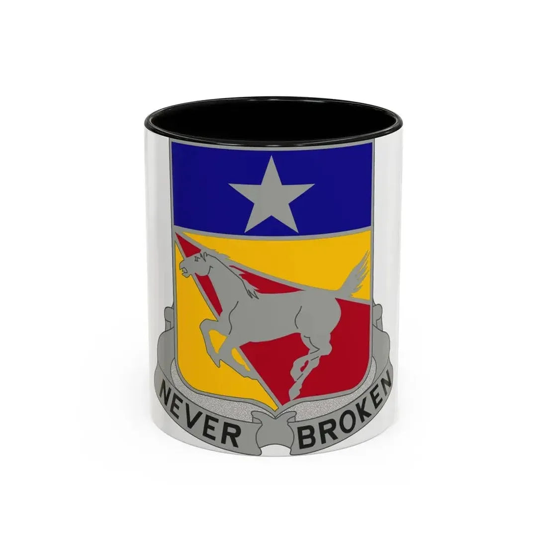 221 Cavalry Regiment (U.S. Army) Accent Coffee Mug 11oz Black - Go Mug Yourself