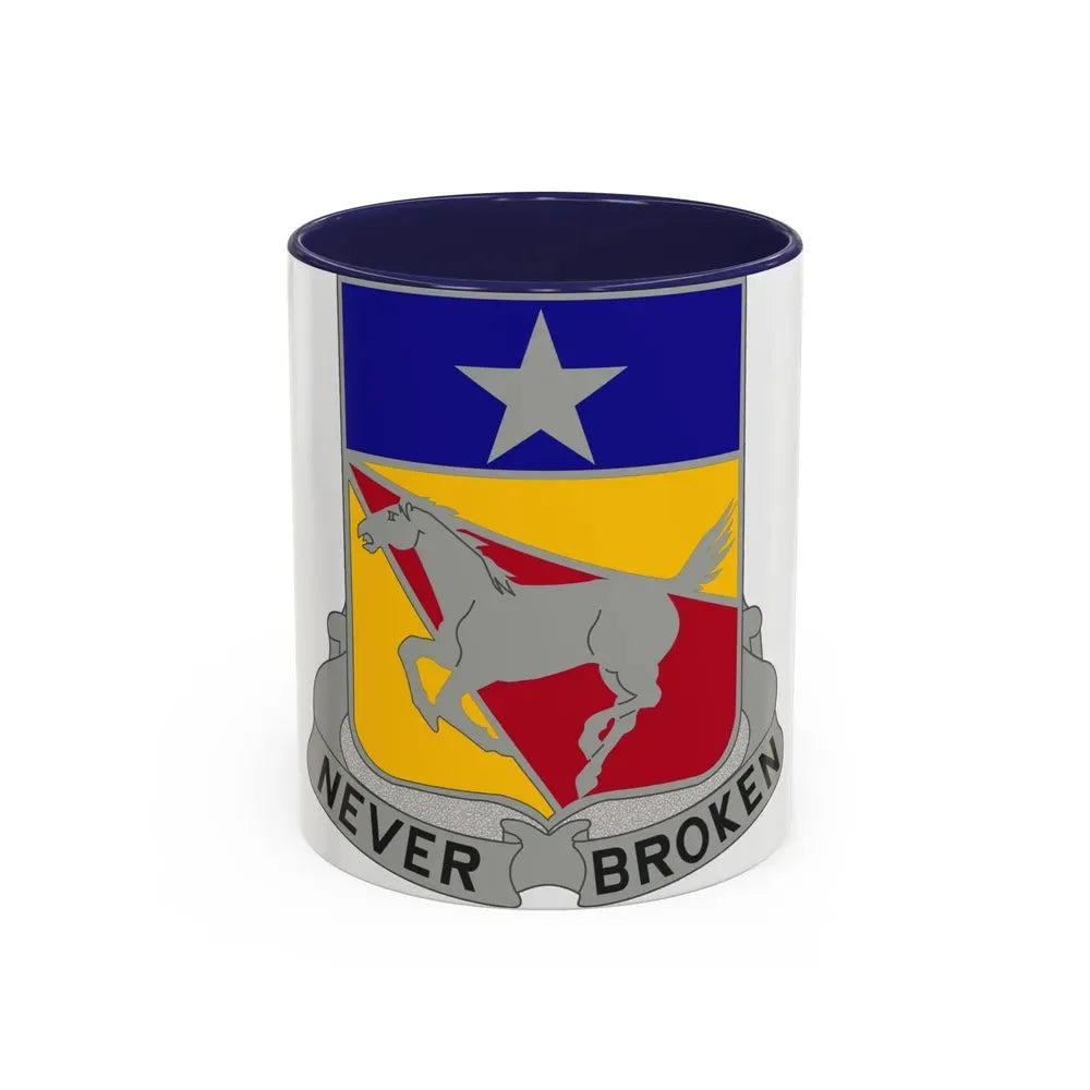 221 Cavalry Regiment (U.S. Army) Accent Coffee Mug 11oz Navy - Go Mug Yourself