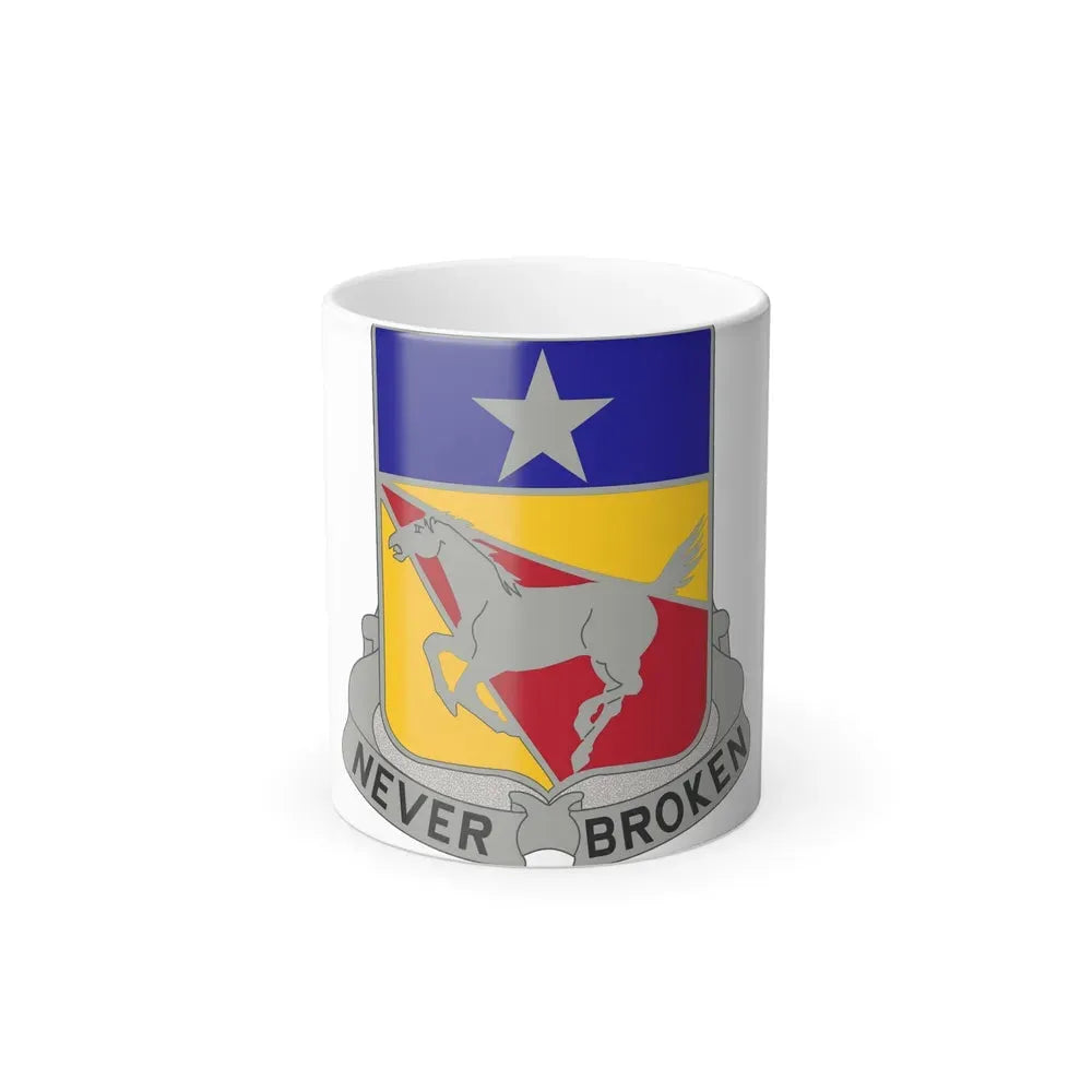221 Cavalry Regiment (U.S. Army) Color Changing Coffee Mug 11oz - Go Mug Yourself