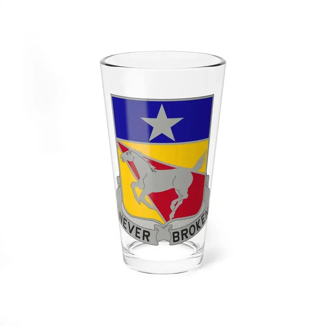 221 Cavalry Regiment (U.S. Army) Pint Glass 16oz 16oz - Go Mug Yourself