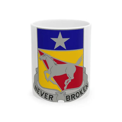 221 Cavalry Regiment (U.S. Army) White Coffee Mug 11oz - Go Mug Yourself