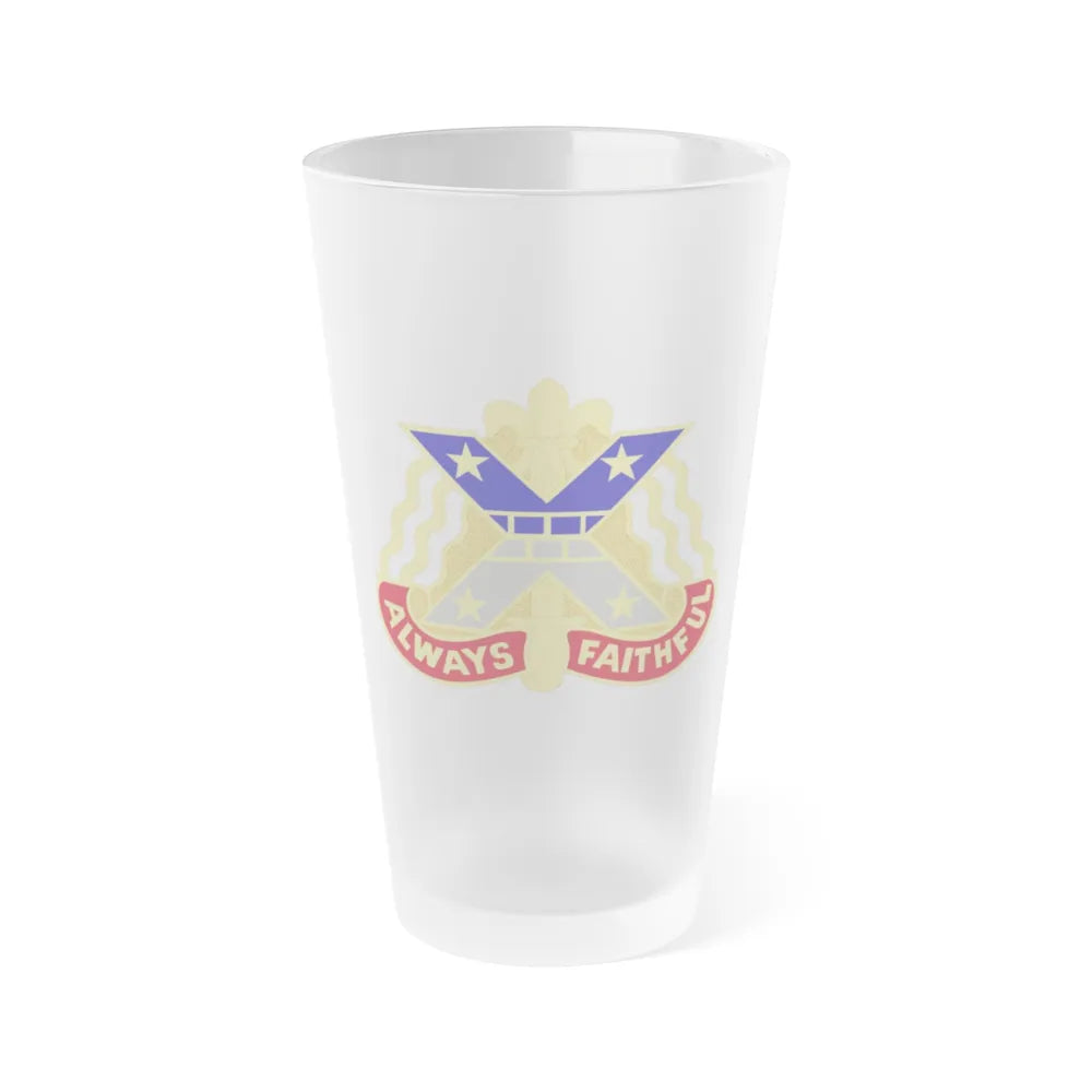 221 Engineer Group (U.S. Army) Frosted Pint Glass 16oz-Go Mug Yourself