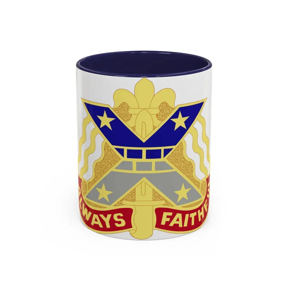 221 Engineer Group (U.S. Army) Accent Coffee Mug 11oz Navy - Go Mug Yourself