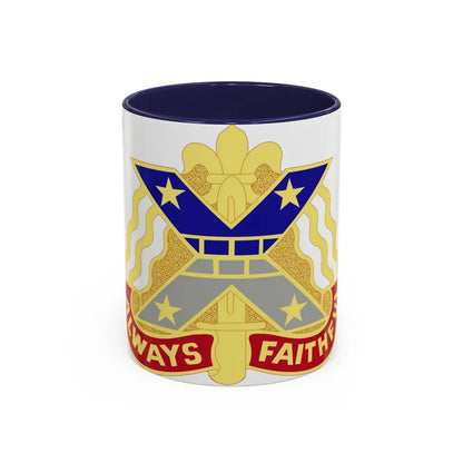 221 Engineer Group (U.S. Army) Accent Coffee Mug 11oz Navy - Go Mug Yourself