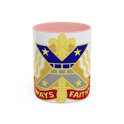 221 Engineer Group (U.S. Army) Accent Coffee Mug 11oz Pink - Go Mug Yourself