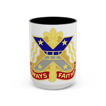 221 Engineer Group (U.S. Army) Accent Coffee Mug 15oz Black - Go Mug Yourself
