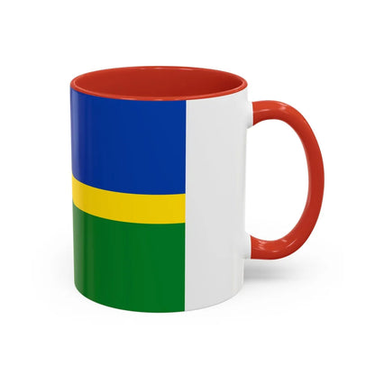 Flag of Flevoland Netherlands - Accent Coffee Mug-Go Mug Yourself