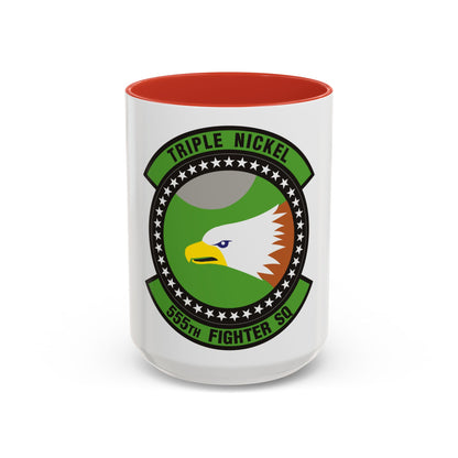 555th Fighter Squadron (U.S. Air Force) Accent Coffee Mug