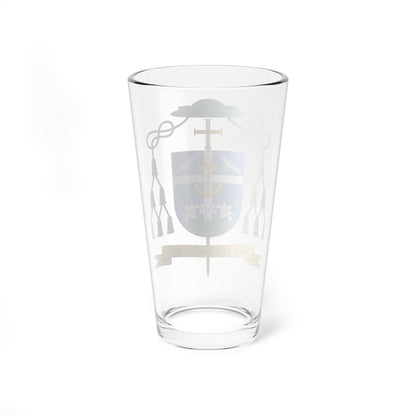 Escudo de Jailton de Oliveira Lino (Spain) (Coat of Arms) Pint Glass 16oz