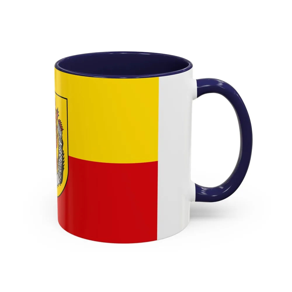 Flag of Diepholz Germany - Accent Coffee Mug-Go Mug Yourself