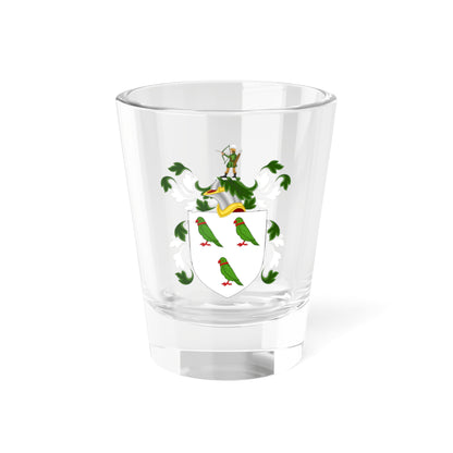 Coat of Arms of John Custis (United States) (Coat of Arms) Shot Glass 1.5oz