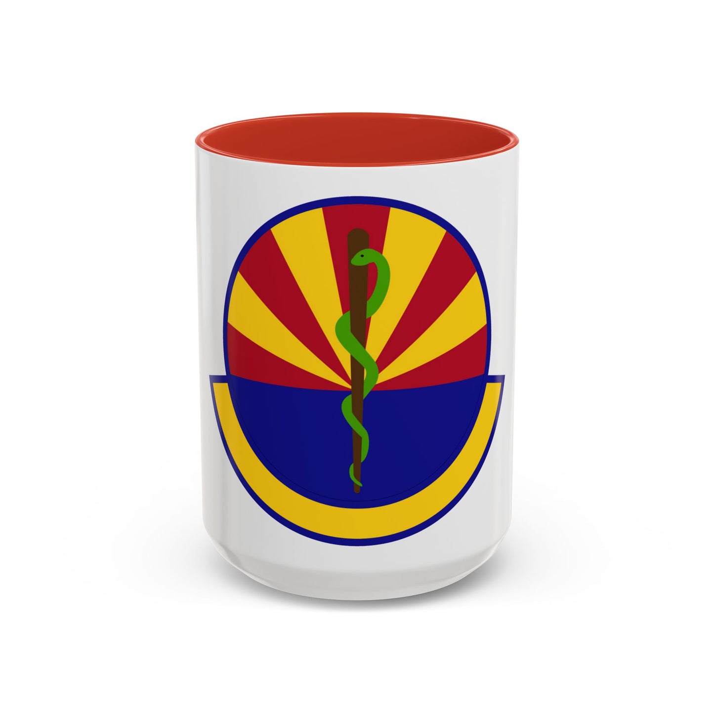 56 Healthcare Operations Squadron AETC (U.S. Air Force) Accent Coffee Mug
