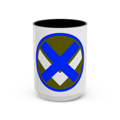 XV Corps (U.S. Army) Accent Coffee Mug