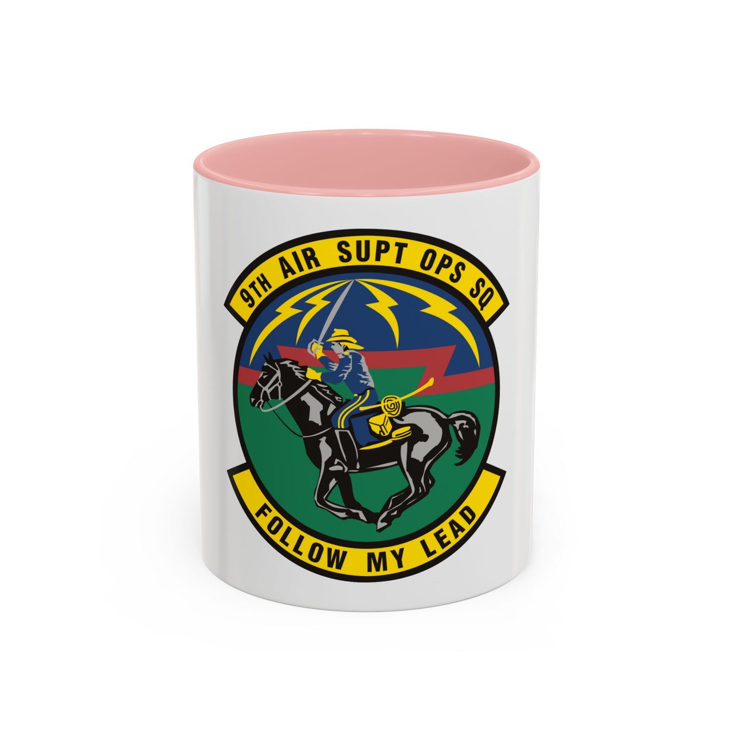 9th Air Support Operations Squadron (U.S. Air Force) Accent Coffee Mug