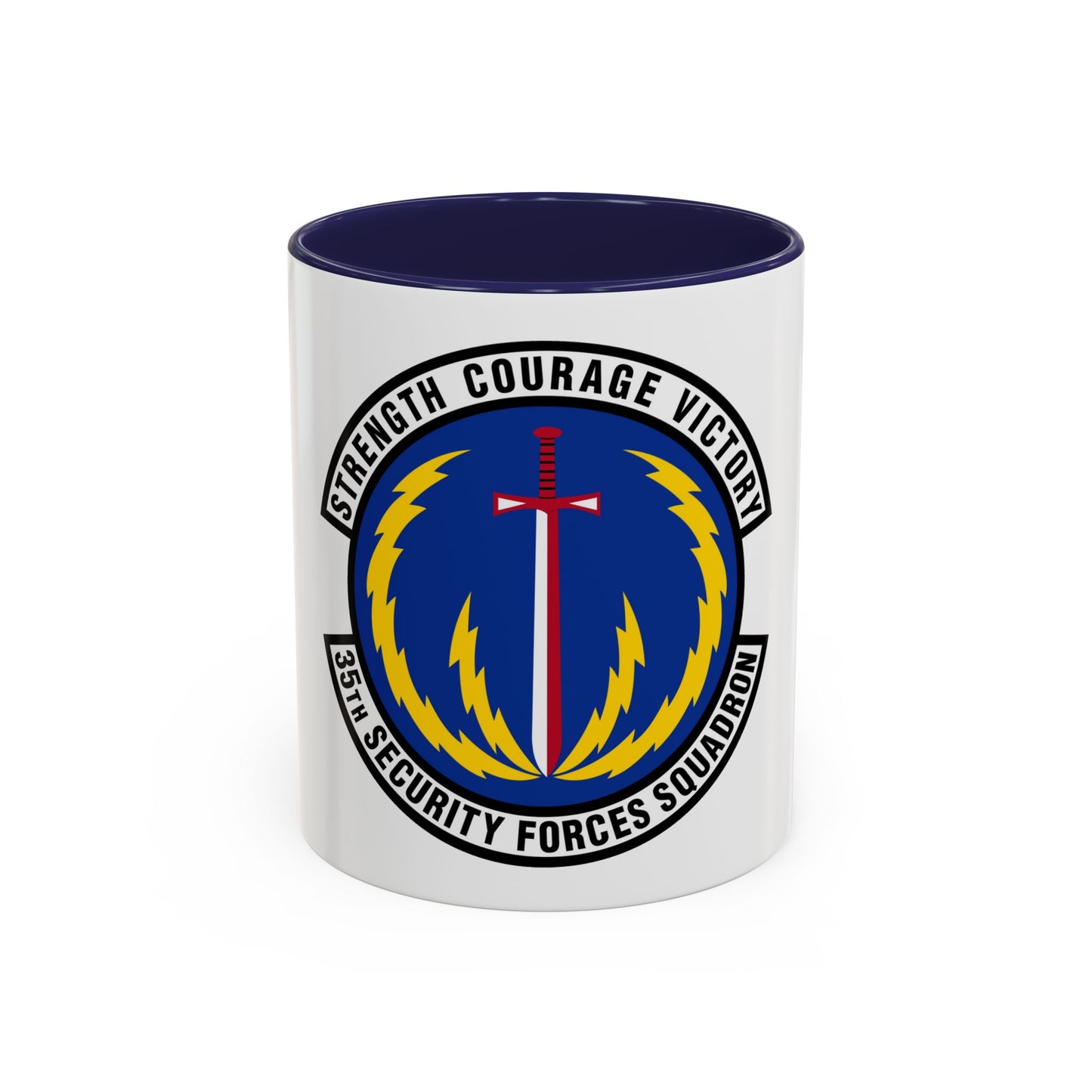 35 Security Forces Squadron PACAF (U.S. Air Force) Accent Coffee Mug