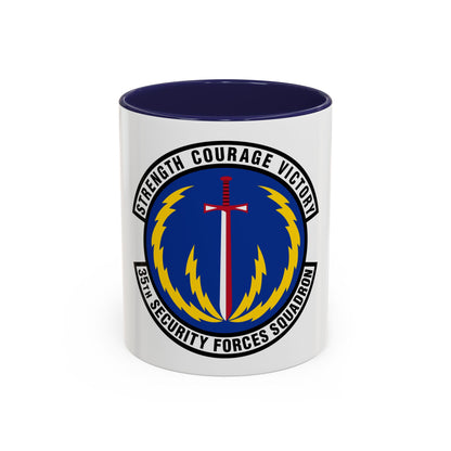 35 Security Forces Squadron PACAF (U.S. Air Force) Accent Coffee Mug