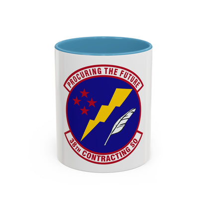 38th Contracting Squadron (U.S. Air Force) Accent Coffee Mug
