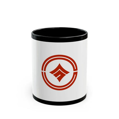 Flag of Kokubunji Tokyo Japan - Black Coffee Mug-11oz-Go Mug Yourself