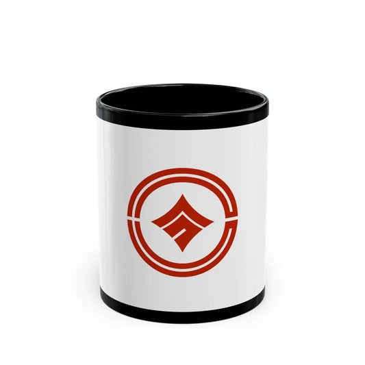 Flag of Kokubunji Tokyo Japan - Black Coffee Mug-11oz-Go Mug Yourself