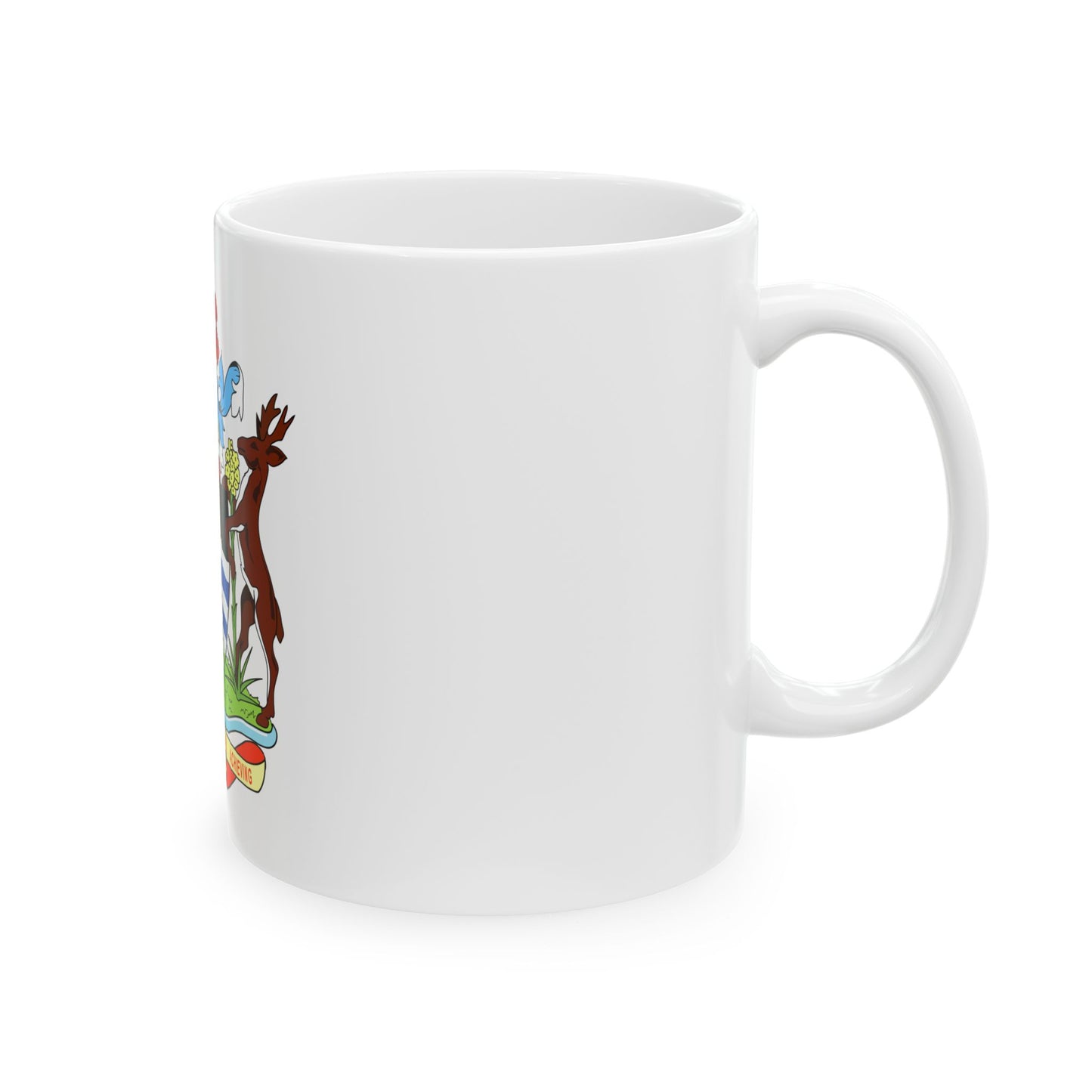 Coat of arms of Antigua and Barbuda - White Coffee Mug