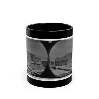 Richmond, Va. Haxall & Crenshaw's Flour Mill; Canal Lock In Foreground (U.S. Civil War) Black Coffee Mug
