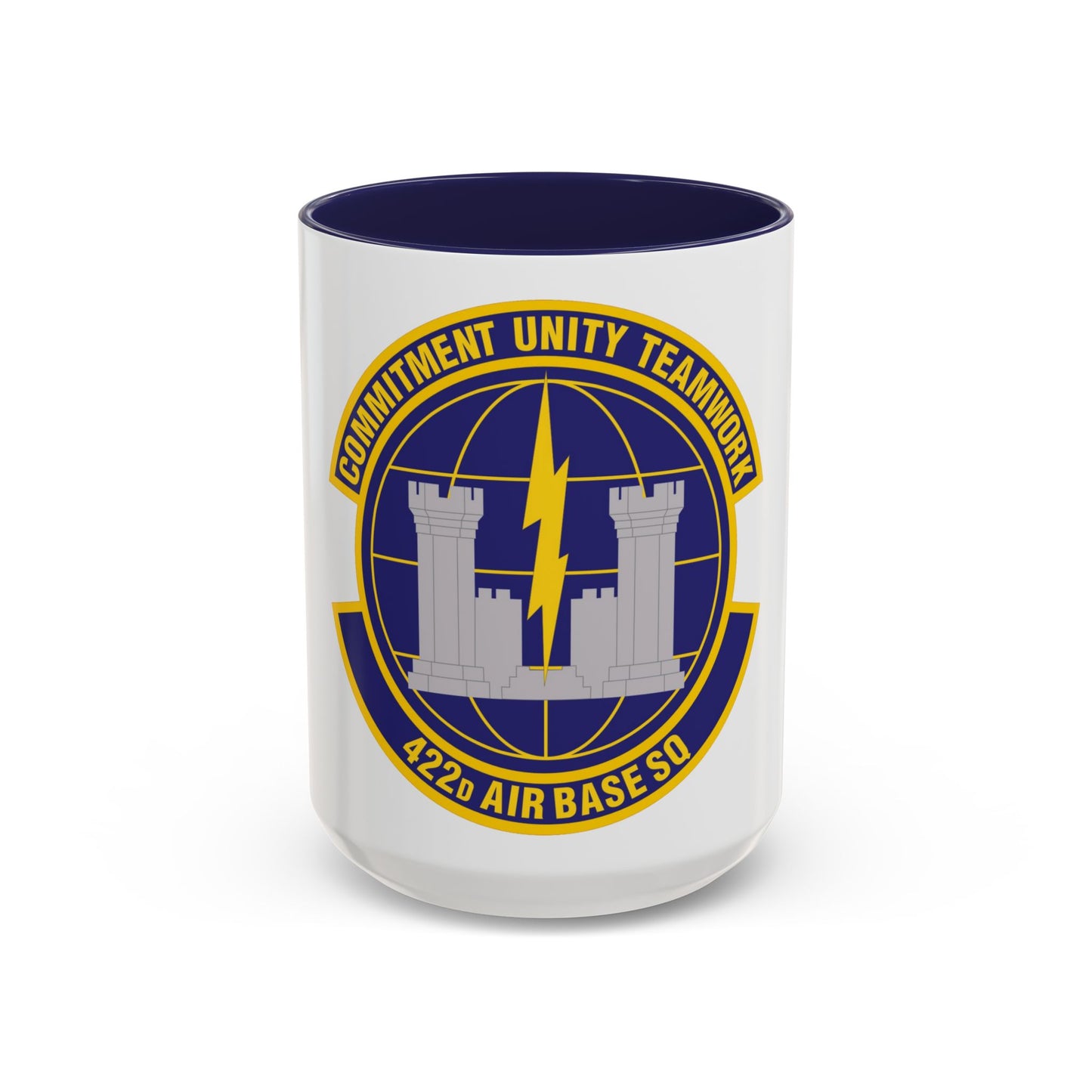 422d Air Base Squadron (U.S. Air Force) Accent Coffee Mug