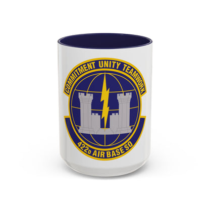 422d Air Base Squadron (U.S. Air Force) Accent Coffee Mug